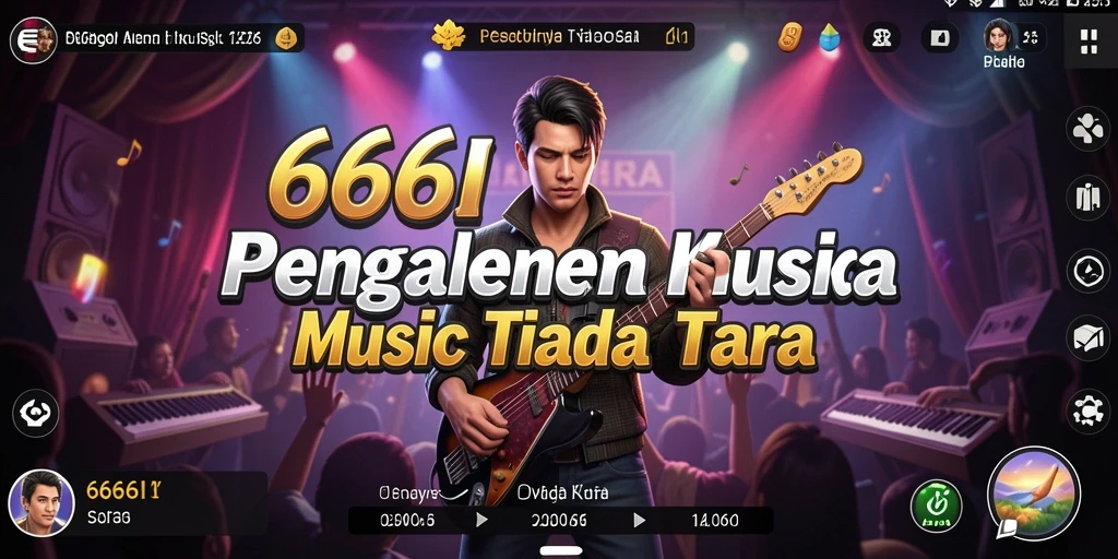 Screenshot gameplay <strong>666I</strong> menampilkan interaksi musik yang menarik.