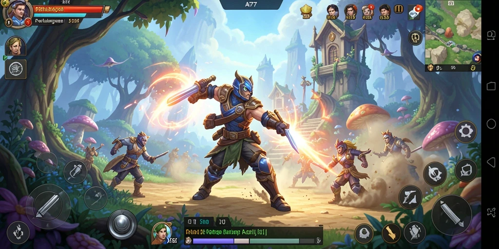 Gameplay seru API77 dengan aksi pertarungan yang dinamis.