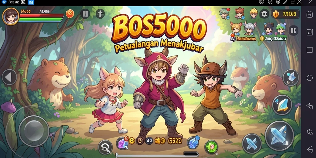 Tampilan gameplay yang memukau dari BOS5000.