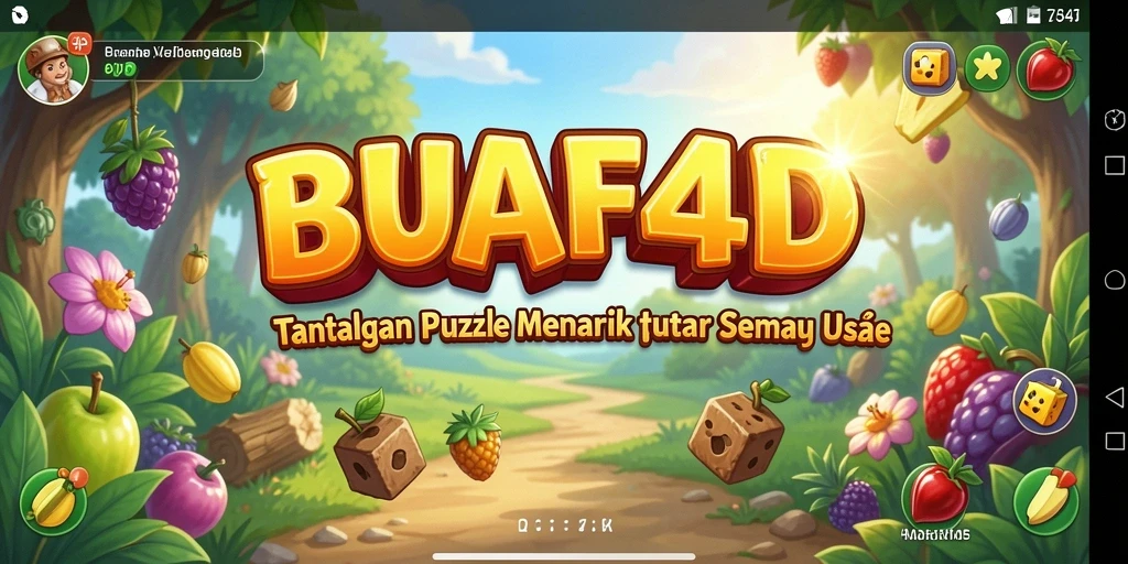 Tampilan gameplay BUAH4D yang penuh warna dan menarik.