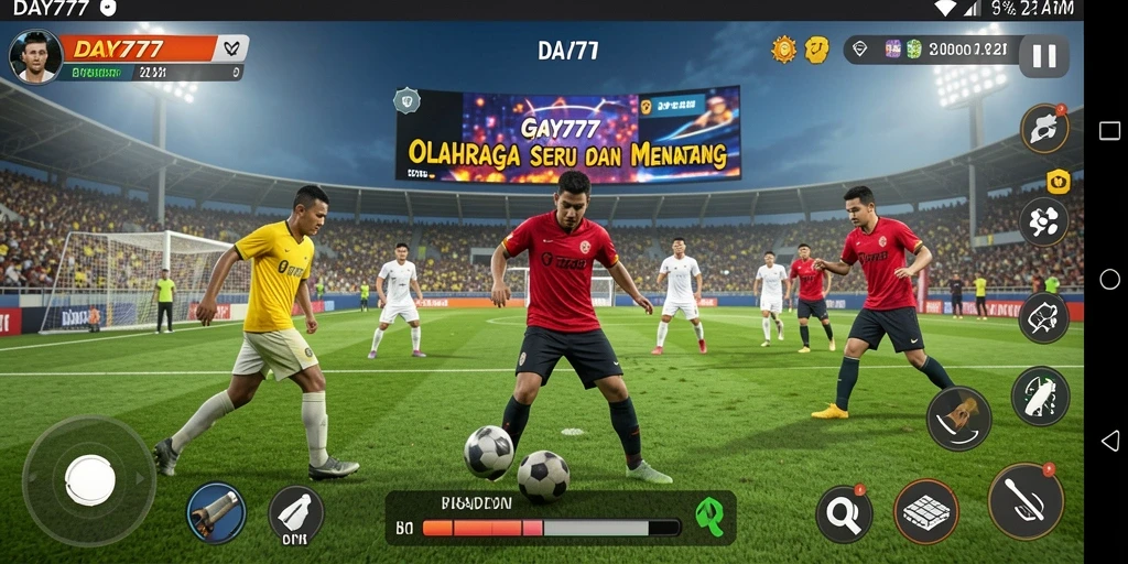 Tampilan menarik dari gameplay DAY777 yang penuh aksi.
