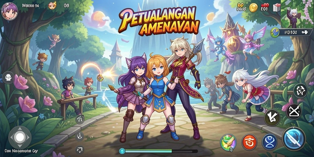 Tangkapan layar utama FO8 dengan aksi gameplay yang menarik.