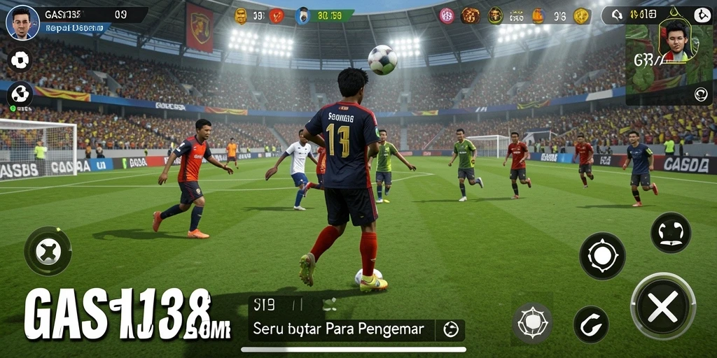 Tangkapan layar GAS138 menampilkan pertandingan sepak bola yang mendebarkan.