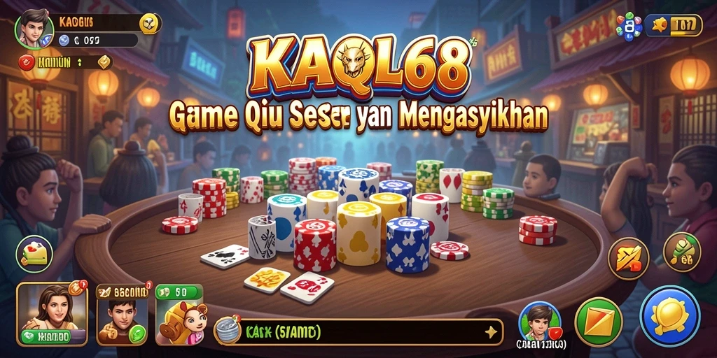 Screenshot KAOL68 menampilkan gameplay QiuQiu yang penuh aksi.