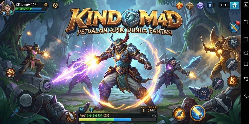 Gameplay seru dan menegangkan di KINDOM4D.