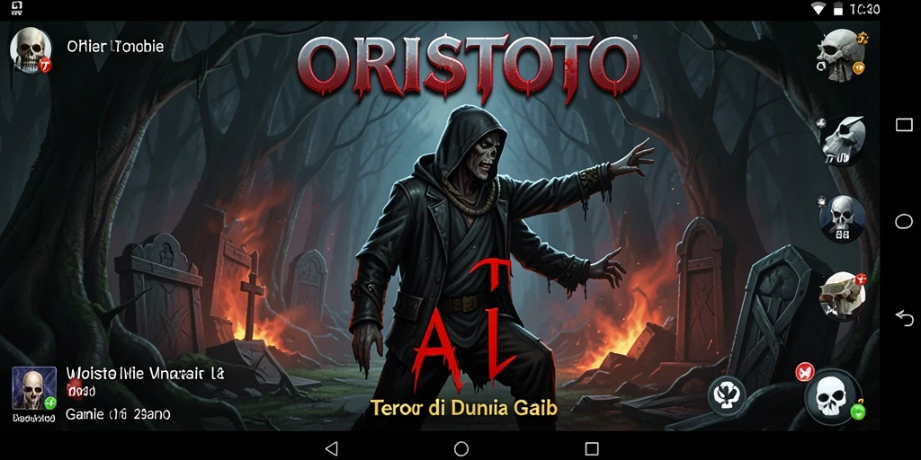 Tangkapan layar gameplay menakutkan dari ORISTOTO.