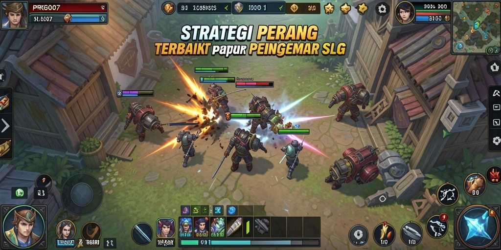 Tampilan gameplay mendebarkan dari PRG007, penuhi tantangan SLG ini.