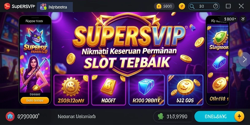 Tampilan gameplay menarik dari SUPERSVIP yang menggoda pemain.