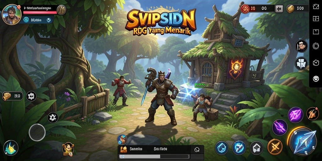 Tampilan gameplay seru dari SVIPSIDN dengan aksi pertarungan yang dinamis.