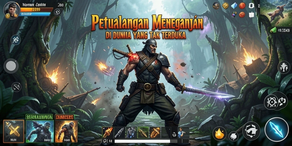 Tampilan gameplay ZK6 yang menarik dan penuh petualangan.